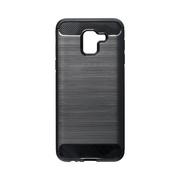 Etui i futerały do telefonów - TPU CARBON Etui PANCERNE CARBON Samsung Galaxy J6 2018 + 9H 5901737899576 - miniaturka - grafika 1