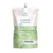 Szampony do włosów - Wella Professionals Elements Calming Shampoo łagodzący szampon do włosów Refill 1000ml - miniaturka - grafika 1