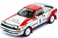 Samochody i pojazdy dla dzieci - Toyota Celica GT-4 #6 Ericsson 1990 model IXO 1:24 - miniaturka - grafika 1