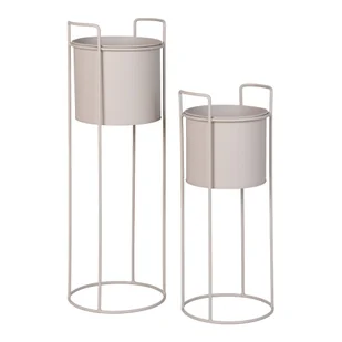 Metalowe osłonki na doniczki zestaw 2 szt. ø 21,5 cm Rabo – House Nordic - Donice Metalowe osłonki na doniczki zestaw 2 szt. ø 21,5 cm Rabo – House Nordic - Donice - miniaturka - grafika 1