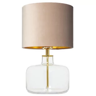 Kaspa Klimatyczna lampka do sypialni LORA 41071107 beżowa lampa na stół - Lampy sufitowe - miniaturka - grafika 1