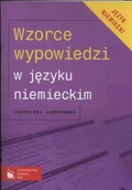 Pozostałe języki obce - Wydawnictwo Szkolne PWN Wzorce wypowiedzi w języku niemieckim - Magdalena Jaworowska - miniaturka - grafika 1