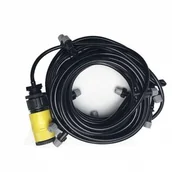 Węże ogrodowe i zraszacze - KPM Modern Mirrors Klimatyzacja ogrodowa Mgiełka kurtyna WODNA zraszanie 20 metrów - miniaturka - grafika 1