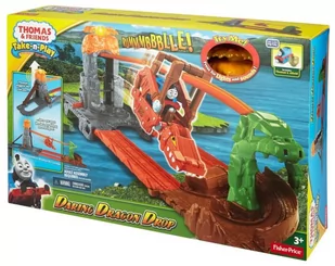 Fisher Price Tomek i Przyjaciele CDN09 Take-n-Play Smocza przeprawa - Pociągi dla dzieci - miniaturka - grafika 1