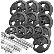 Zestaw gryfów wzmocnionych i obciążeń 83 kg Marbo Sport