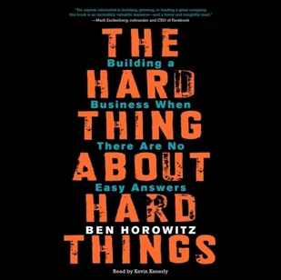 Hard Thing About Hard Things - Audiobooki obcojęzyczne Hard Thing About Hard Things - Audiobooki obcojęzyczne - miniaturka - grafika 1