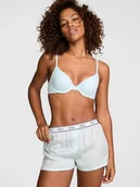 Spodenki damskie - Jedwabiste luźne szorty piżamowe - miniaturka - grafika 1