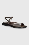 Sandały damskie - Vagabond Shoemakers sandały skórzane IZZY damskie kolor brązowy 5513-001-35 - miniaturka - grafika 1