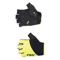 Rękawiczki rowerowe - Męskie Rękawice NORTHWAVE FAST SHORT FINGER GLOVE C89202322_41 – Żółty - miniaturka - grafika 1