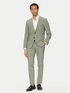 Garnitury - HUGO Garnitur Arti/Hesten232X 50540341 Zielony Extra Slim Fit - miniaturka - grafika 1