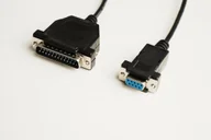 Kable miedziane - Microconnect ModemCable DB9-DB25 (3M) kabel sieciowy Czarny - miniaturka - grafika 1