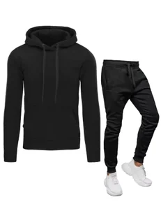 Dres męski czarny Dstreet AX0383z - Dresy męskie - miniaturka - grafika 1