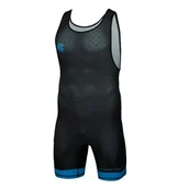 Kimona, stroje i obuwie - Extreme Hobby Trykot Zapaśniczy Black Armour Niebieski XL - miniaturka - grafika 1