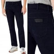 Spodnie męskie - Wrangler GREENSBORO Black Back DżINS GRANATOWE SPODNIE JEANSOWE W36 L30 - miniaturka - grafika 1