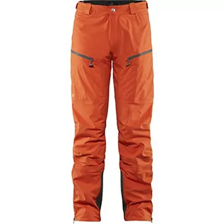 Spodnie damskie - FJALLRAVEN Damskie spodnie górskie Lite Eco-Shell TRS W, hokkaido-pomarańczowy, 36 - grafika 1