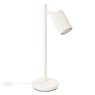 Lampa biurkowa KARBON GU10 - beżowy - Lampy stojące - miniaturka - grafika 1