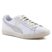 Buty sportowe męskie - Buty Puma Clyde Base M 390091 (kolor Biały, rozmiar EU 43) - miniaturka - grafika 1