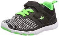 Sneakersy damskie - Lico Bongo VS Chłopcy Buty sneakersy, szary/czarny/cytrynowy, 33 EU - miniaturka - grafika 1
