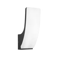 Lampy ogrodowe - Kinkiet zewnętrzny LED 15W Natan OWL-61916-BK Italux - miniaturka - grafika 1