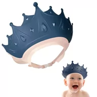 Inne akcesoria do pielęgnacji dzieci - Rondo Kąpielowe Daszek Do Mycia Korona Niebieski - miniaturka - grafika 1