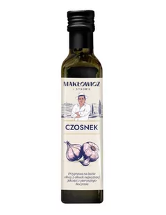 Czosnkowa oliwa smakowa Makłowicz i Synowie 250 ml - Oliwa - miniaturka - grafika 1