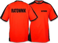 Koszulki męskie - Koszulka RATOWNIK męska FLUO - miniaturka - grafika 1