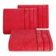 Ręczniki - Ręcznik Dona 30x50 cm czerwony szybkoschnący i elegancki ręcznik - miniaturka - grafika 1