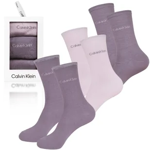 Calvin Klein Skarpety Damskie Za kostkę Na Prezent 3 Pary Rozmiar One Size - Skarpetki damskie - miniaturka - grafika 1