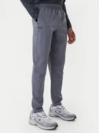 Spodnie sportowe męskie - Under Armour Spodnie dresowe Unstoppable 6003861 Szary Loose Fit - miniaturka - grafika 1