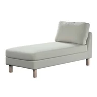 Pokrowce na meble - Dekoria pl pl Pokrowiec na szezlong Karlstad wolnostojący krótki pastelowo miętowy welwet 80 x 160 x 80 cm Ingrid 732-705-41 - miniaturka - grafika 1