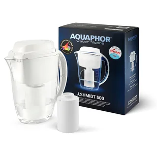 Aquaphor Dzbanek elektroniczny do wody z mikrofiltracją J.SHMIDT 500, 2,8l - Dzbanki filtrujące - miniaturka - grafika 1