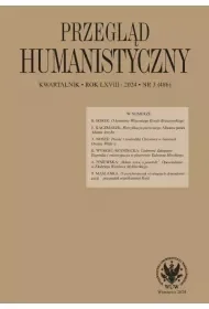 Przegląd Humanistyczny 2024/3 (486) - Czasopisma - miniaturka - grafika 1