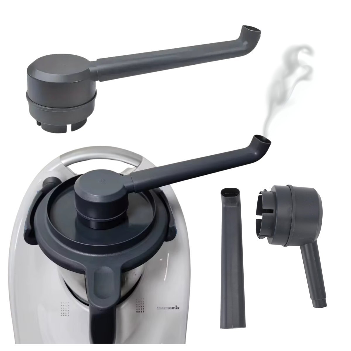 Nasadka na parę Thermomix Komin do odprowadzania pary regulowany obrotowy TM5 TM6