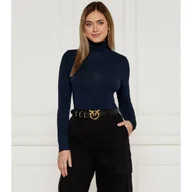 Bluzki damskie - Pinko Golf ABDALY | Regular Fit | z dodatkiem kaszmiru - miniaturka - grafika 1