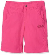 Spodenki damskie - Jack Wolfskin Szorty dziecięce uniseks Sun Shorts K różowy Pink Peony 128 cm - miniaturka - grafika 1