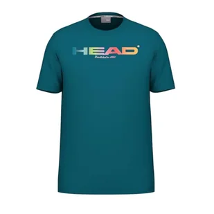 HEAD Rainbow T-Shirt Men, Teal - Koszulki męskie - miniaturka - grafika 1