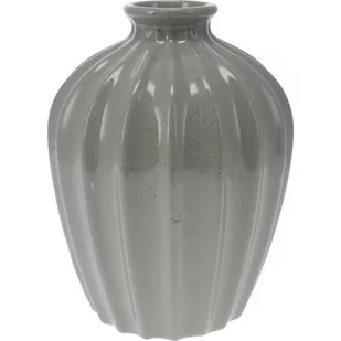 Wazon porcelanowy Sevila, 14,5 x 20 cm, szary - Wazony i flakony - miniaturka - grafika 1