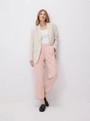 Marynarki i żakiety damskie - Reserved - Jednorzędowa marynarka z wiskozą - wielobarwny - miniaturka - grafika 1