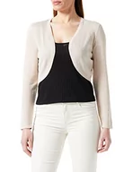 Kamizelki damskie - Morgan Damska kamizelka z długim rękawem z otwartym dekoltem MSOHO Dore TS, Rodzaj złotego, S - miniaturka - grafika 1