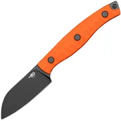 Noże - Bestech Heidi 14C28N, Czarny PVD, G10 - Pomarańczowy BFK07B - miniaturka - grafika 1