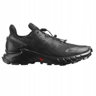Buty sportowe męskie - Buty męskie sportowe Salomon Supercross 4 417362 czarne 47 1/3 - miniaturka - grafika 1