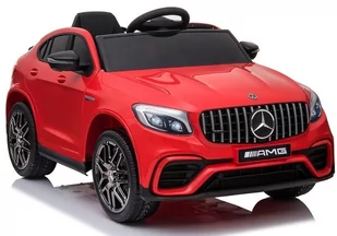 LEAN CARS Auto na akumulator Mercedes QLS-5688 Czerwony 4x4 LT-4196-0 - Pojazdy elektryczne dla dzieci - miniaturka - grafika 1