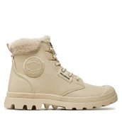 Botki damskie - Trapery Palladium Pampa Hi Snow Warm 94380-175-M Biały - miniaturka - grafika 1