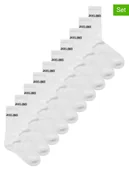 Skarpetki męskie - Jack & Jones Skarpety (10 par) w kolorze białym - miniaturka - grafika 1