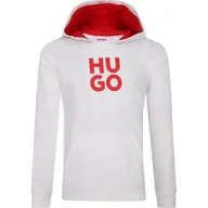 Bluzy dla chłopców - HUGO KIDS Bluza | Regular Fit - miniaturka - grafika 1