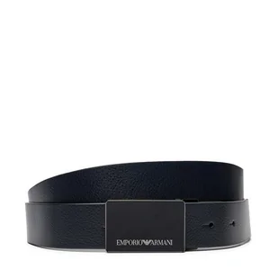 Pasek Męski Emporio Armani Y4S427 YTU7J 84866 Granatowy - Paski - miniaturka - grafika 1