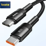 Kable komputerowe i do monitorów - Boste Beauty Armor Series Kabel, przewód USB-C do USB-C 100W, Uniwersalny, 0.5m - miniaturka - grafika 1
