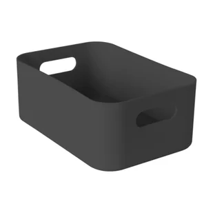 Organizer MAKEUP 21,5 x 15 x 8,5 cm czarny - Pojemniki łazienkowe - miniaturka - grafika 1