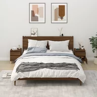 Szafki nocne - Szafki nocne, 2 szt., brązowy dąb, 40x35x50 cm - miniaturka - grafika 1