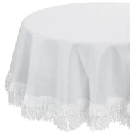 Obrusy i serwetki - Obrus EUROFIRANY Jasper 180 cm Biały - miniaturka - grafika 1